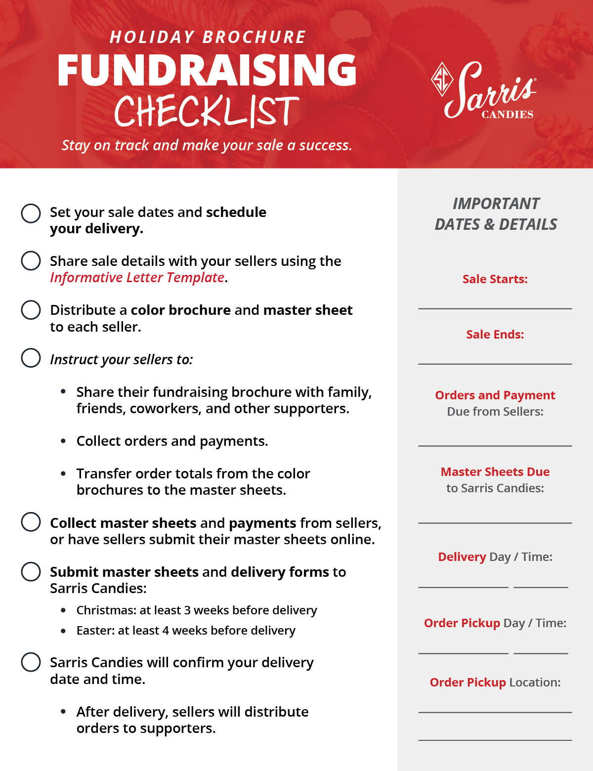 Fundraising Checklist